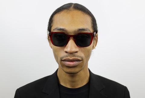 Man wearing these luxury designer SEE sunglasses