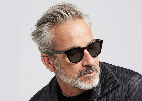 Man wearing luxury Eyewear from SEE. Designer Sunglasses