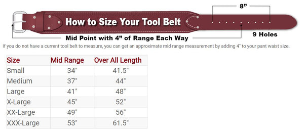 Occidental Size Your Belt