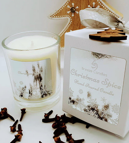 christmas spice candle