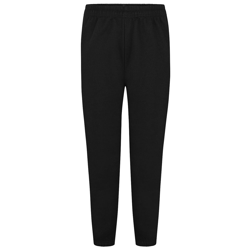 black jogging bottoms