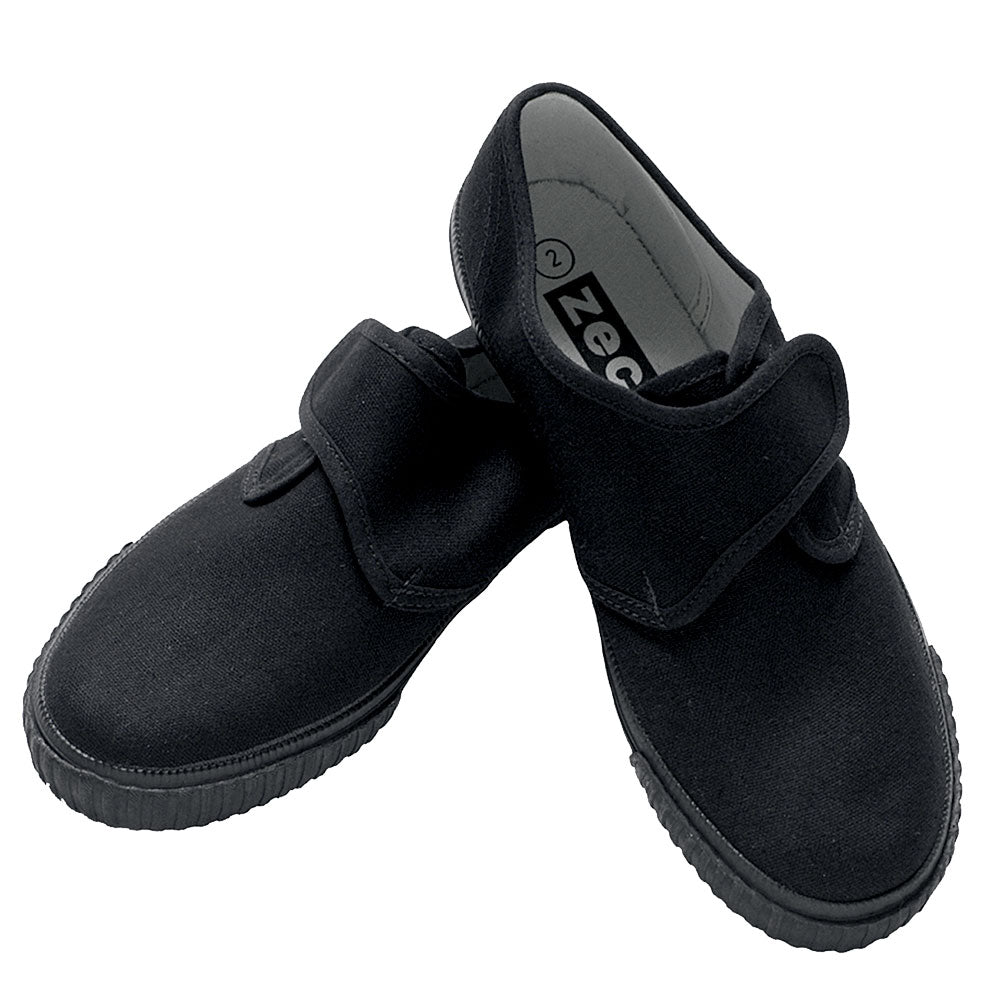 childrens black plimsolls