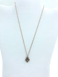 Rose Gold classic vintage heart and chain 18"