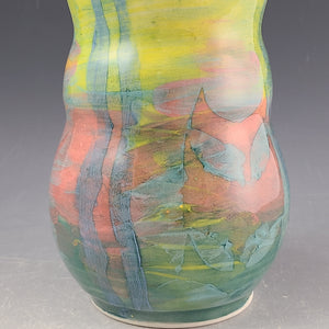 Colourful Vase Curvy