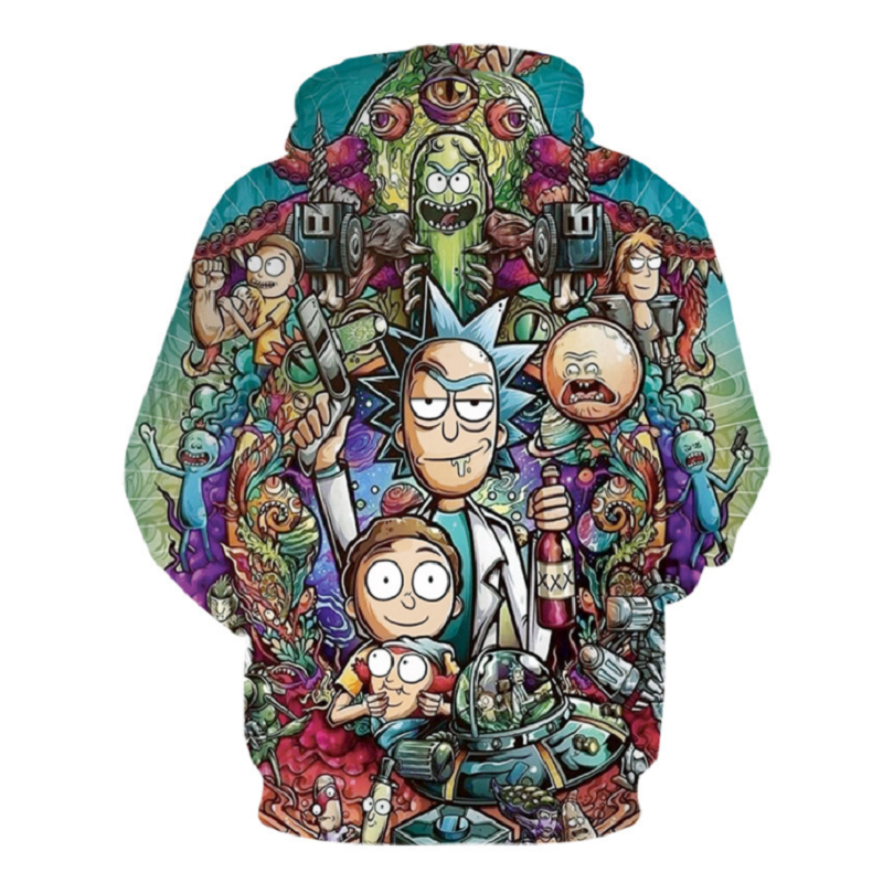 Rick and Morty Hoodie | Pullover Hoodie – cosplaysos