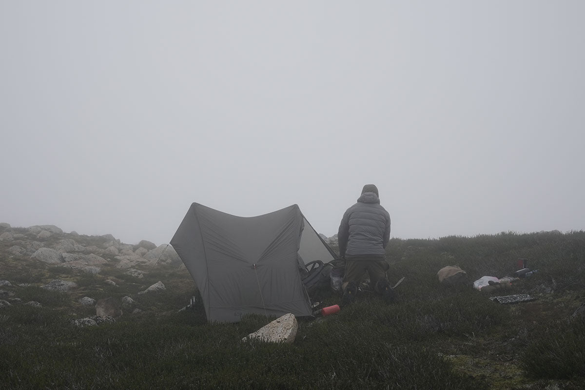 Setting Up Camp in the Clouds