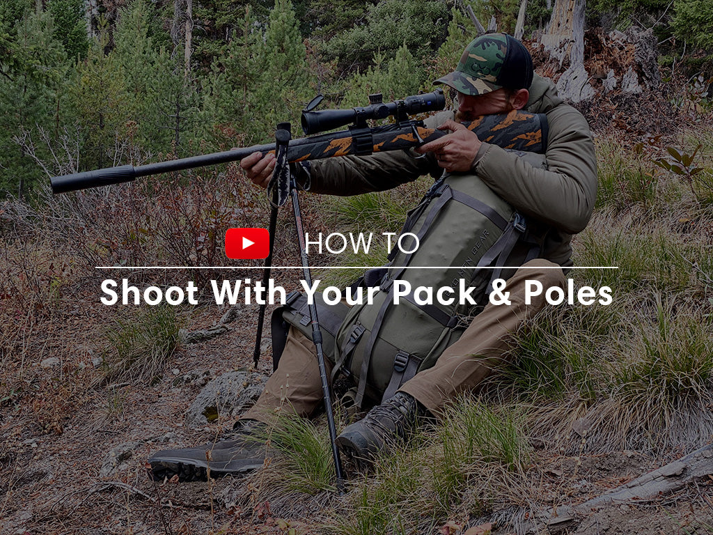 Rifle Shooting Positions with Your Pack & Trekking Poles