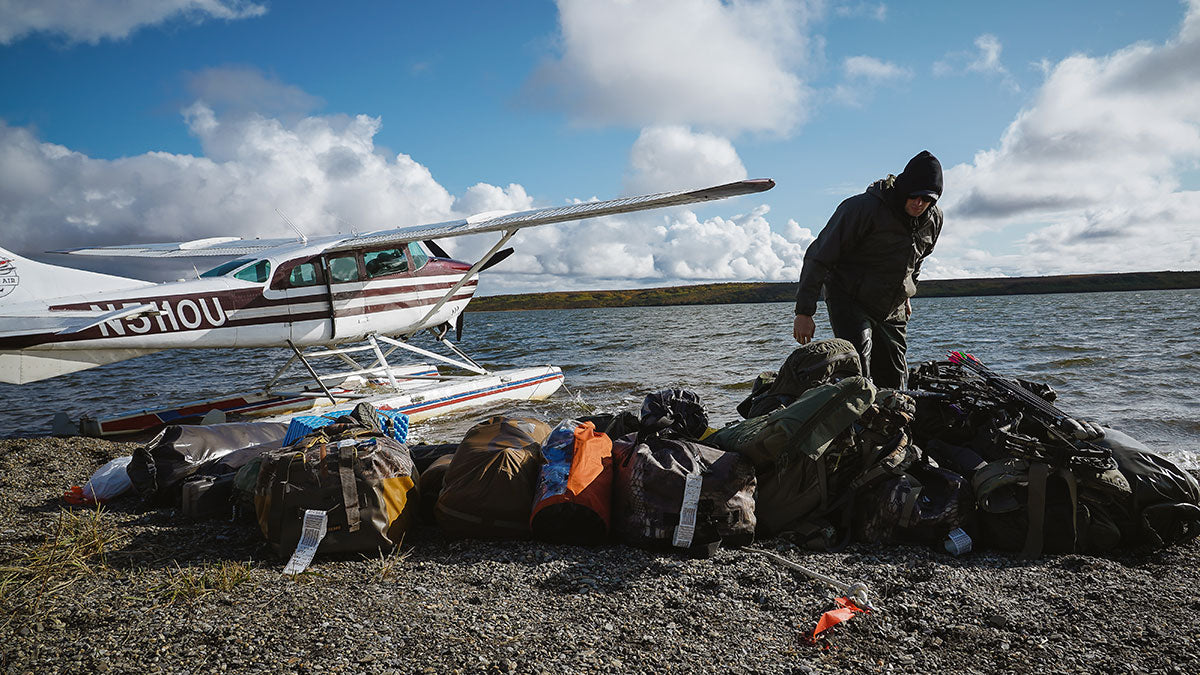 Loading a Float Plane to Fly Into the Brooks Range, Alaska