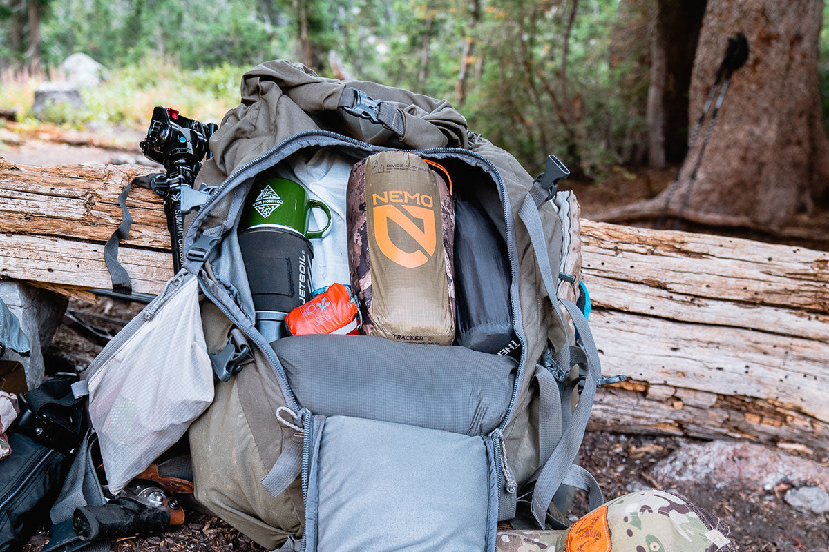 Backpacking Gear in the K3 4800 Pack