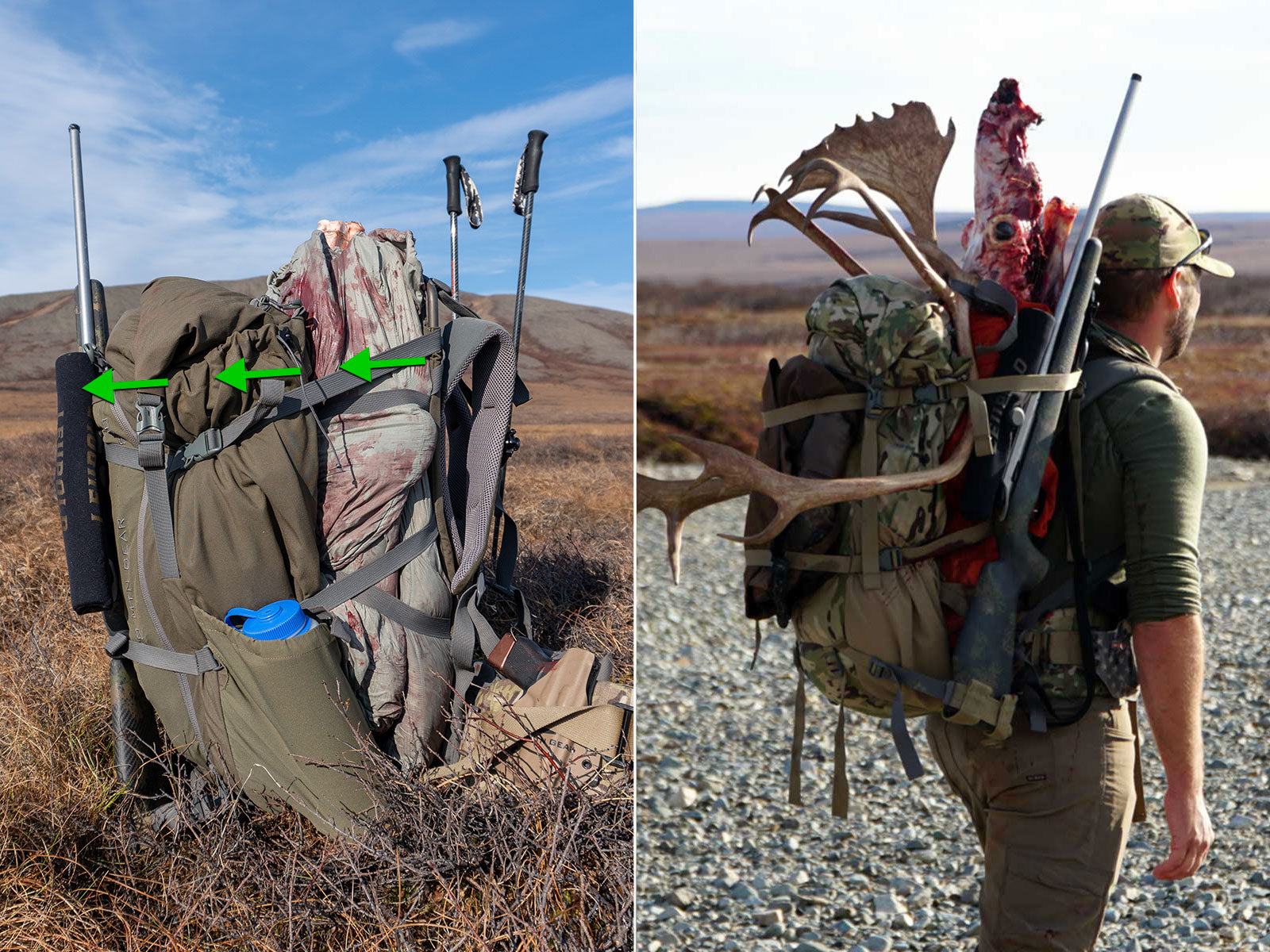 Rifle & Meat on K3 Packs
