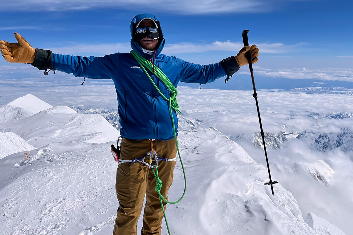Sean on the Summit of Denali