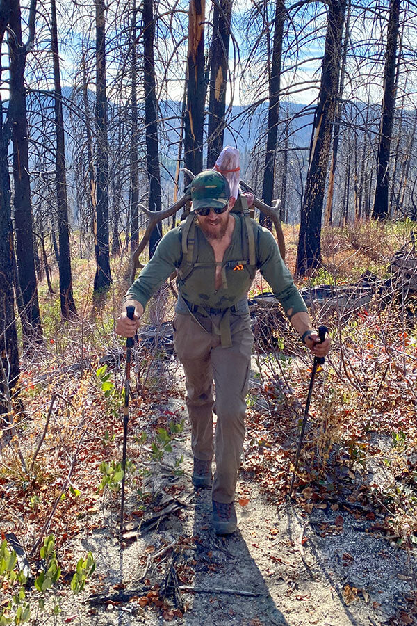 Mark Packing An Elk