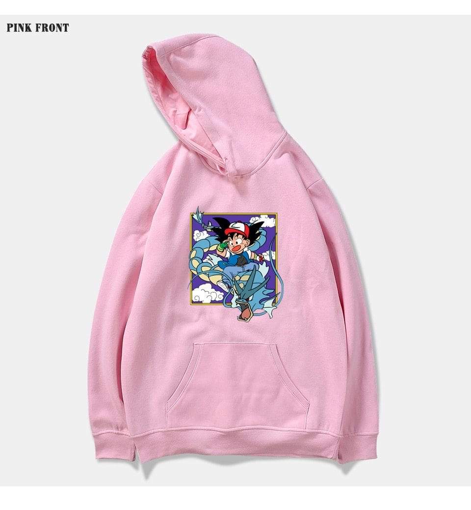 pink goku hoodie