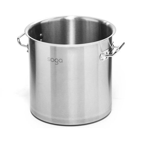 130L Top Grade Thick Stainless Steel Stockpot 18/10 Without Lid