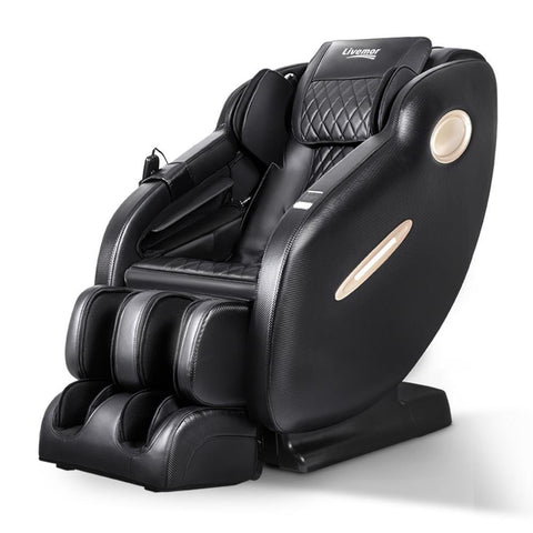 3D Electric Shiatsu Massage Chair - Full Body Zero Gravity - Black