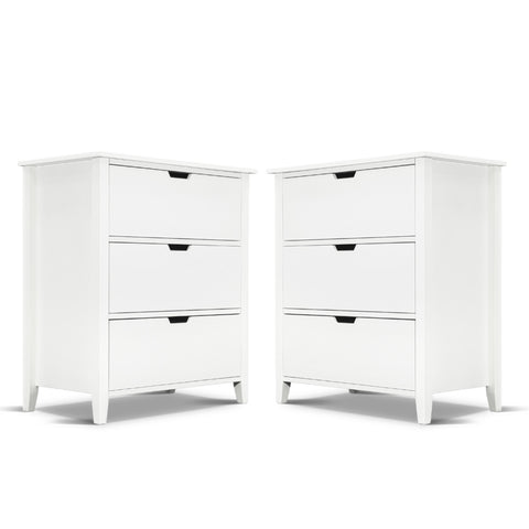 Set of 2 Noosa 3 Drawer Tallboy