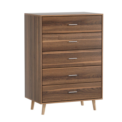 5 Chest Of Drawers - Walnut