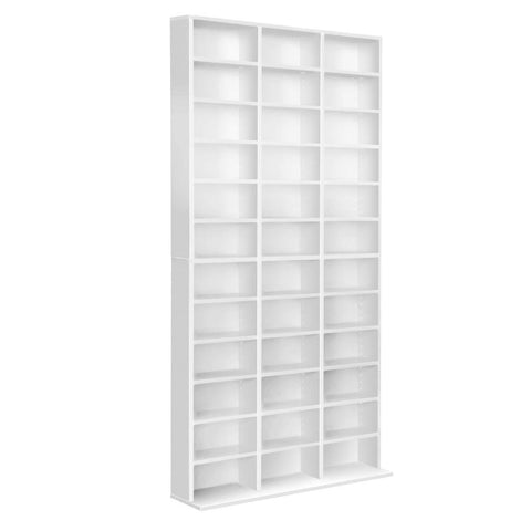 Adjustable Book Storage Shelf - White