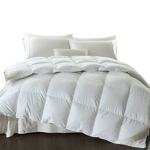 All Season Goose Down Feather Filling Duvet in King Size - 500GSM