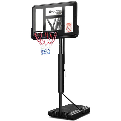 Basketball Hoop - Adjustable - 3.05M - Black