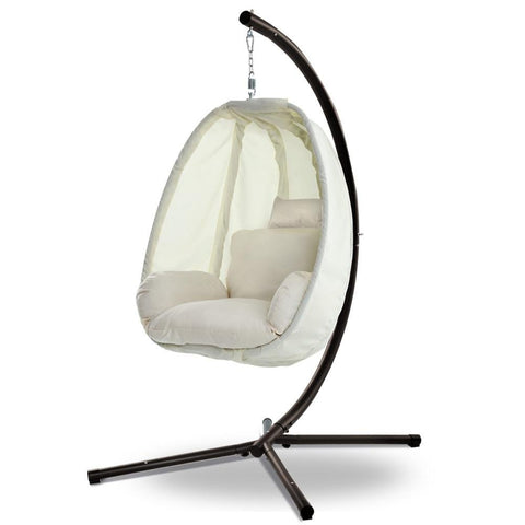 Porch Egg Hammock Swing Chair with Stand