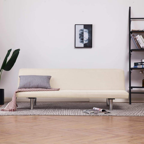 Sofa Bed - Polyester - Cream