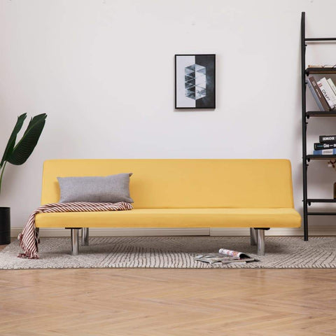 Sofa Bed Yellow - Polyester