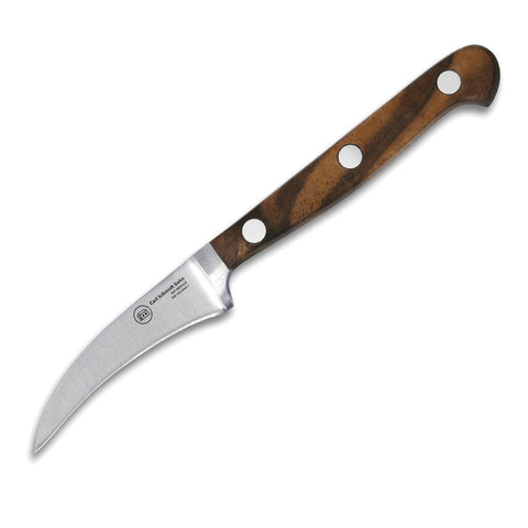 TESSIN Peeling knife with walnut handle 7cm