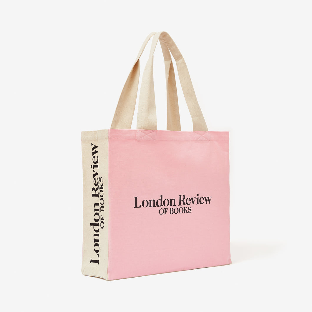 pink canvas bag