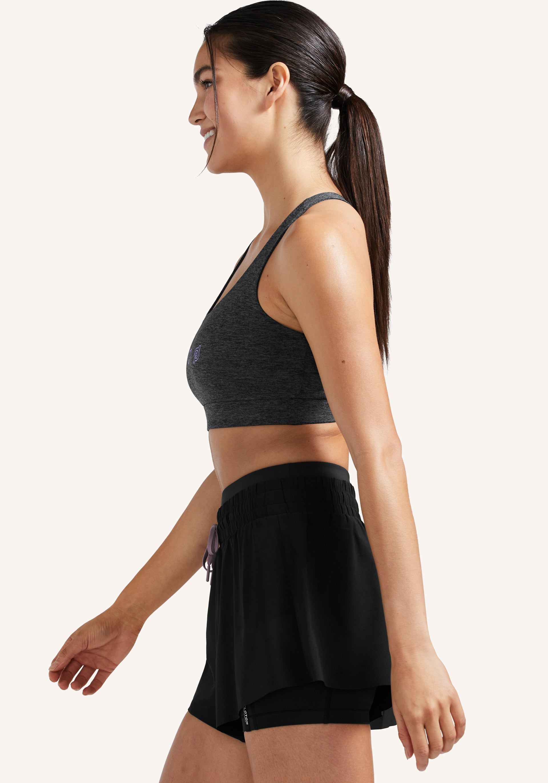 Heathered Strappy Bra – Peloton Apparel US