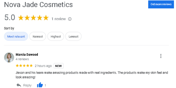 Nova Jade Cosmetics Skincare Review