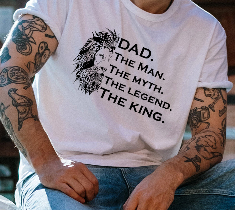 Printed Father's Day T-shirt by bayridgecaskandkeg