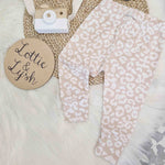 handmade leopard print baby leggings