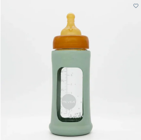 Peace with the Wild glass baby bottle
