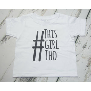 white #thisgirltho t-shirt by bayridgecaskandkeg