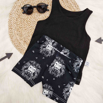 Oversized T-Shirt & Biker Shorts Set