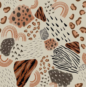 wild rain animal print jersey fabric by bayridgecaskandkeg