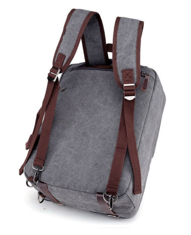 Canvas Men's Messenger Bag Backpack