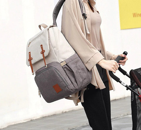 FAMICARE-Diaper-Bag-With-USB-Port-Stoller-Straps