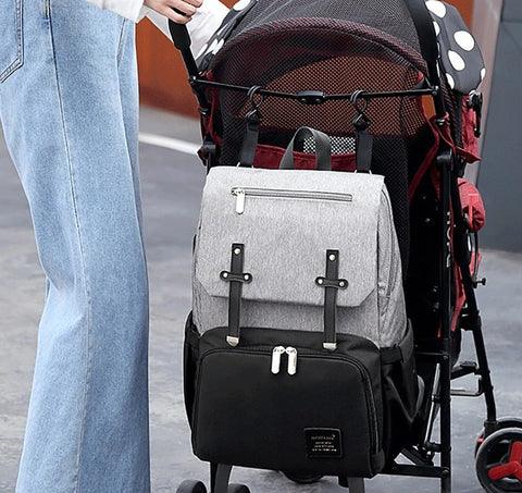 FAMICARE-Diaper-Bag-With-USB-Port-Strollers-Strap
