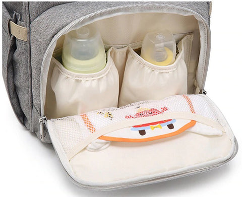 FAMICARE Diaper USB Backpack - Insulated Pockets