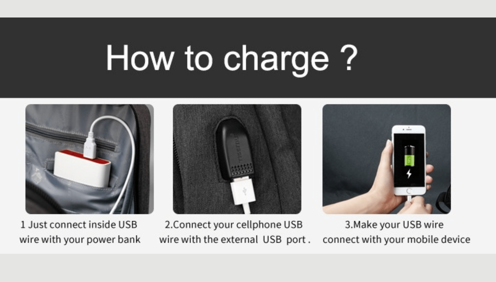 Cómo utilizar la bolsa USB