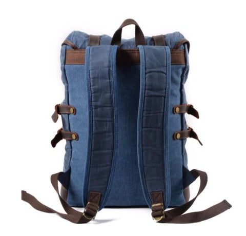 Men's Vintage Canvas Backpack Comfortable Wearing