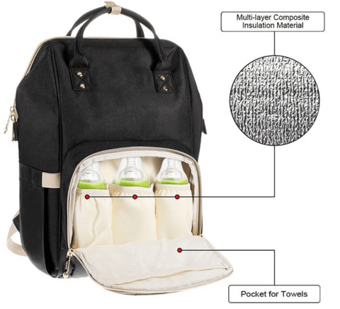 grey-backpack-diaper-bag-insulation-pockets