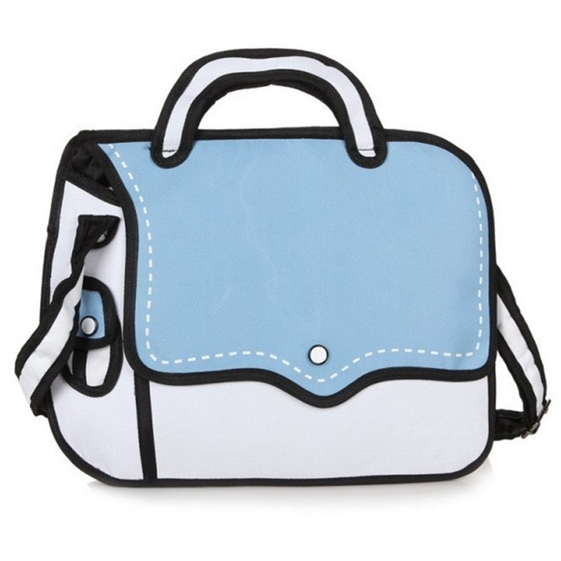 2D Cartoon Messenger Bag | The Store Bags