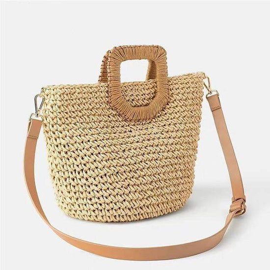 & Other Stories + Large Woven Straw Tote