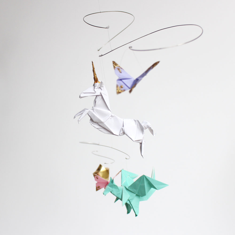 Tropical Paper Fish Mobile – The Timeless Crane