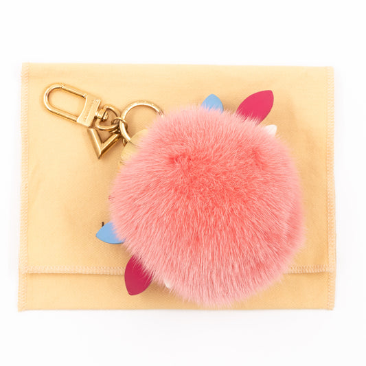 Louis Vuitton Fur Fuzzy Bubble Bag Charm - Pink Keychains, Accessories -  LOU143915