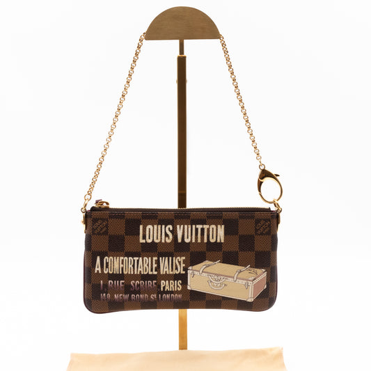Louis Vuitton Brown Monogram Pochette Milla MM Cloth ref.953443 - Joli  Closet