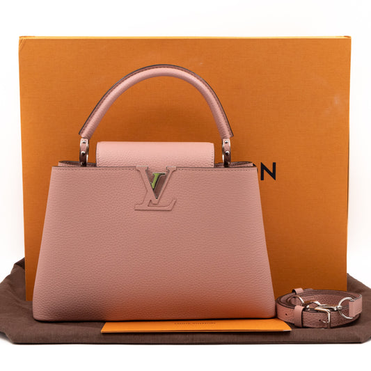 Louis Vuitton Limited Edition Chocolate Leather Paris Souple Whisper PM Bag  - Yoogi's Closet